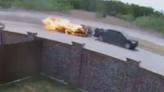 Driver of flaming trailer leaves ‘path of destruction,’ gets arrested, Texas cops say