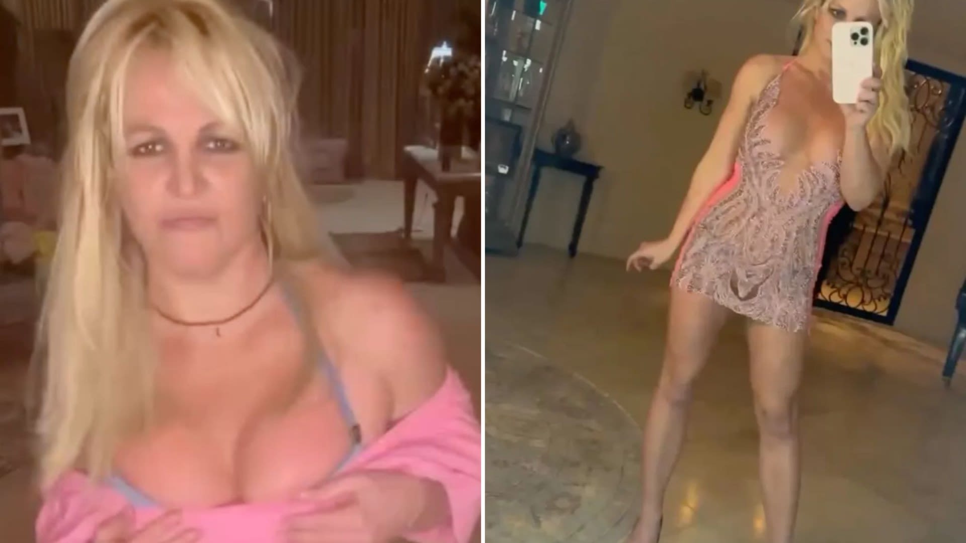 Britney Spears says she 'likes making people uncomfortable' as she films herself