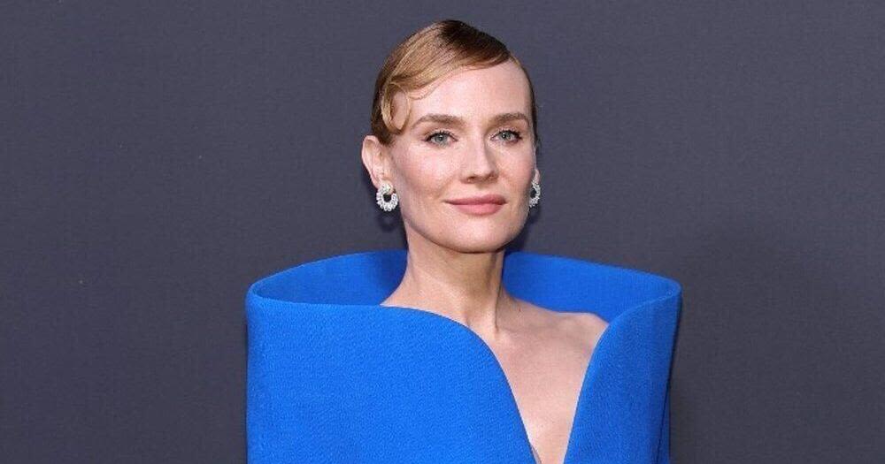 Diane Kruger: Glamorous with blue Balenciaga costume in Cannes