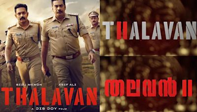 Sequel to Asif Ali, Biju Menon’s ‘Thalavan’ announced