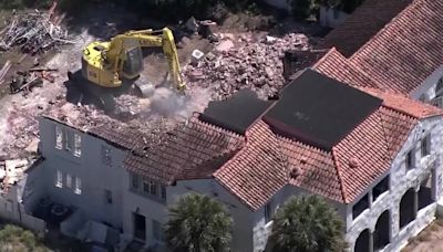 Florida mansion with ties to Osama Bin Laden gets demolished