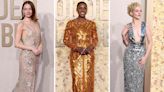 Gilded Gowns and Shimmering Metallics Dominated the 2024 Golden Globes Red Carpet