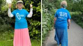 Sue, 71, from York walks more than 100 miles after Parkinson’s diagnosis