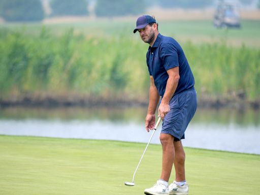 Ex-Cowboys QB Tony Romo plays round of golf with former President Donald Trump in Dallas