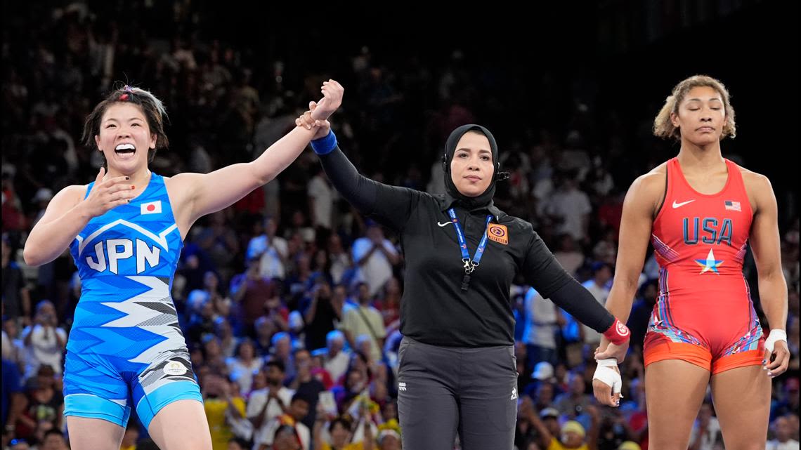 Kennedy Blades wins first ever Hawkeye women's wrestling Olympic medal