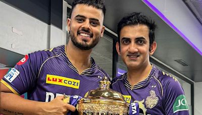 Nitish Rana publicly shares screenshot of Gautam Gambhir's WhatsApp text after joining back KKR for IPL 2024