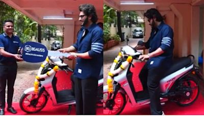 Arjun Kapoor buys an electric scooter worth Rs 1.35 lakh, says, "paps se bachne ke liye khareedi hai"