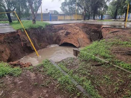 Lluvias dejan un muerto y policía desaparecido en Aguascalientes