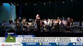 Four Marion County bands receive legislative citation