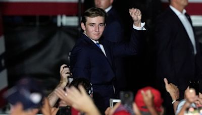 Barron Trump makes political debut at father’s rally: ‘You’re pretty popular’