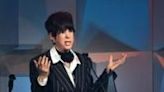 Recipient of the Johnny Mercer award US songwriter Diane Warren speaks onstage during the Songwriters Hall of Fame