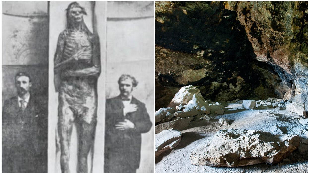 '10-foot-tall people' discovered by archaeologists in Nevada cave