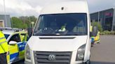 Driver arrested after terrified witnesses call 999 over 'erratic' van on M66