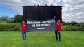 Activists drape Rishi Sunak’s mansion in black cloth to protest his climate policies