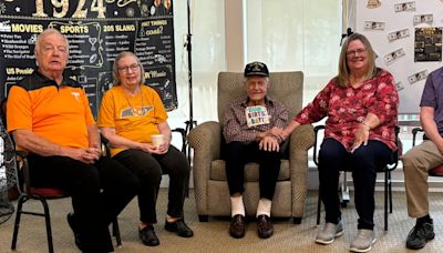 Cracker Barrel-loving veteran celebrates 100th birthday