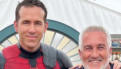 Ryan Reynolds Poses in 'Deadpool' Suit with Paul Hollywood in ‘Great British Baking Show’ Tent: ‘Breadpool!’