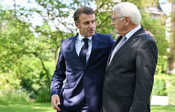 Macron calls for more optimism in Europe at end of Germany visit