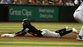 Pirates 2B Rodolfo Castro's phone got loose during slide into 3rd base