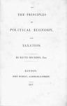 On the Principles of Political Economy and Taxation