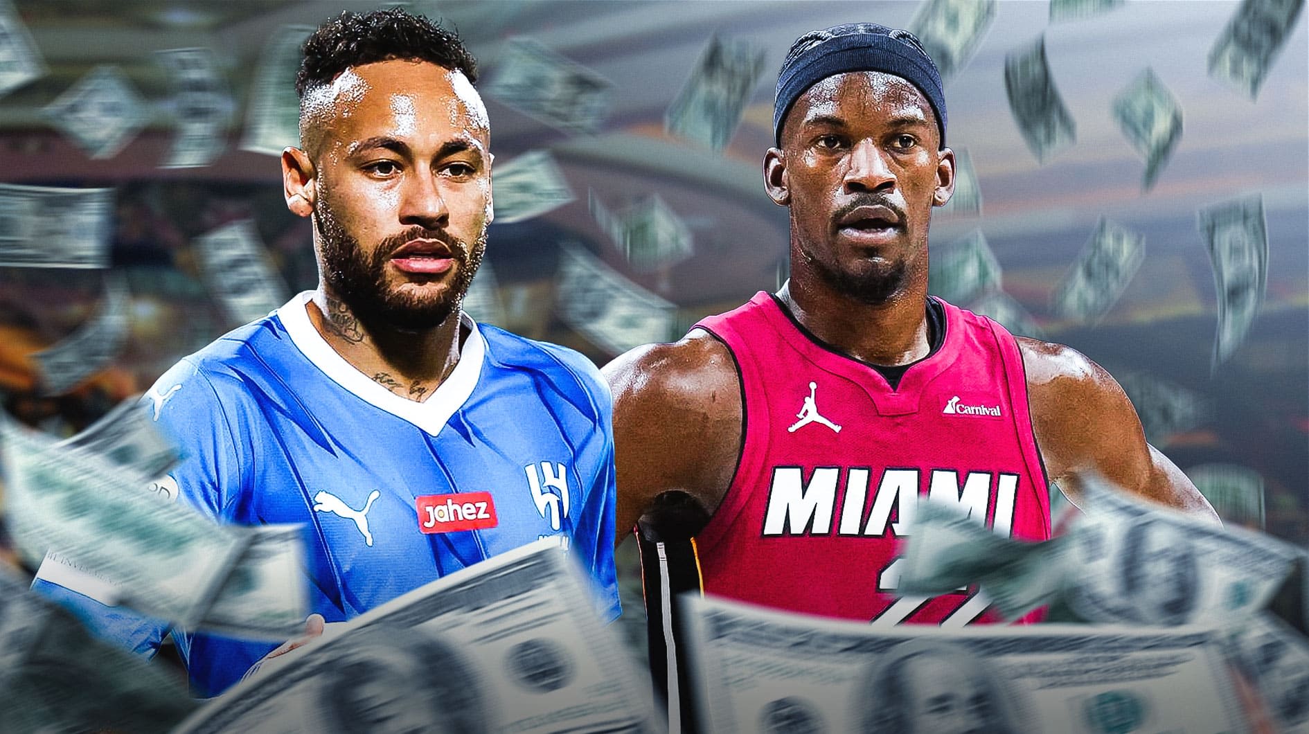 Neymar and NBA star Jimmy Butler show $500,000 poker cash haul