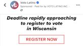 Fact check: The deadline to register to vote in Wisconsin isn’t 'less than two weeks' away