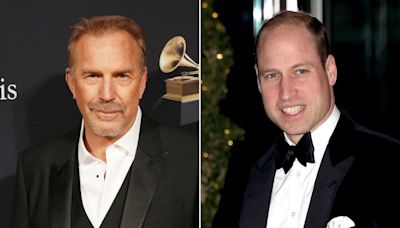 Kevin Costner recalls Prince William telling him that mom Princess Diana 'kind of fancied you'