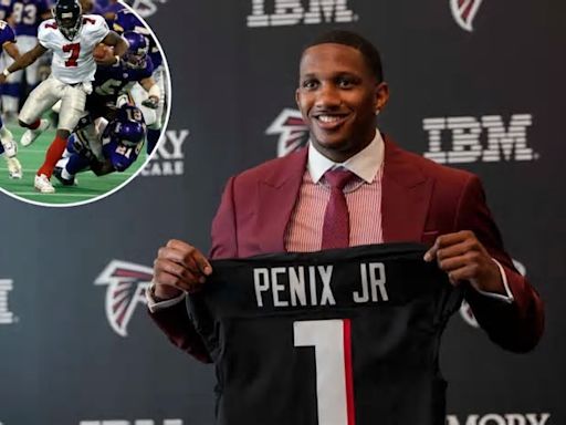 Michael Penix already has Michael Vick aspirations after Falcons’ shock NFL draft pick