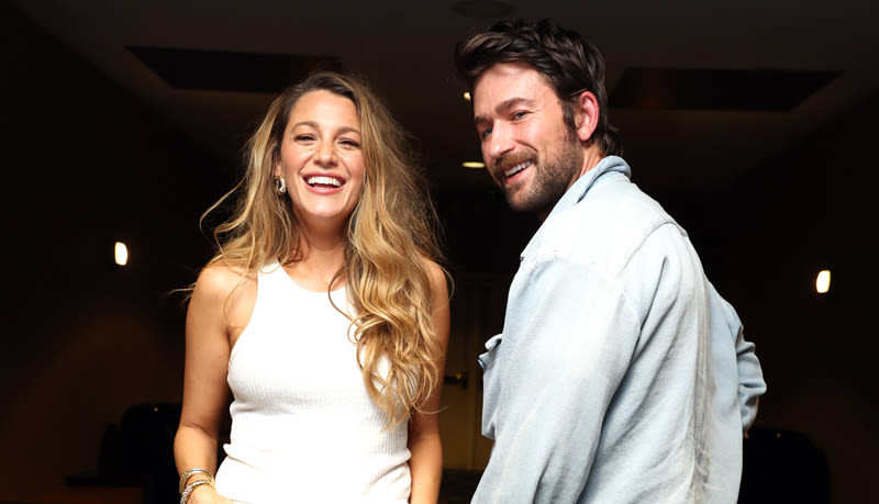 Blake Lively & Brandon Sklenar Wear Floral-Themed Jeans for ‘It Ends with Us’ Screening in Texas!