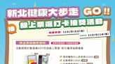 新北動健康APP推出「大步走GO!票選打卡抽獎活動」！ | 蕃新聞
