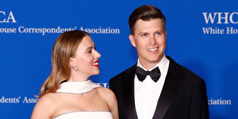 Scarlett Johansson Supports Husband Colin Jost at White House Correspondents’ Dinner 2024