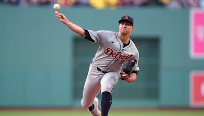 Jack Flaherty allows 1 hit over 6 2/3 innings and Tigers hit 3 home runs in 5-0 win over Red Sox