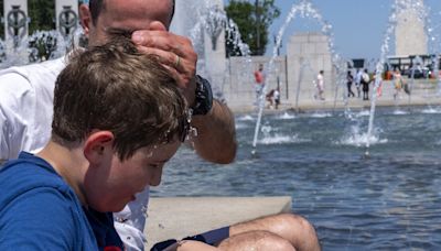 Heat wave continues to boil the Midwest and East Coast while storms brew behind it