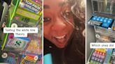 'I won': Woman says you should try the 'white line theory' when buying lottery scratch-offs. Does it work?