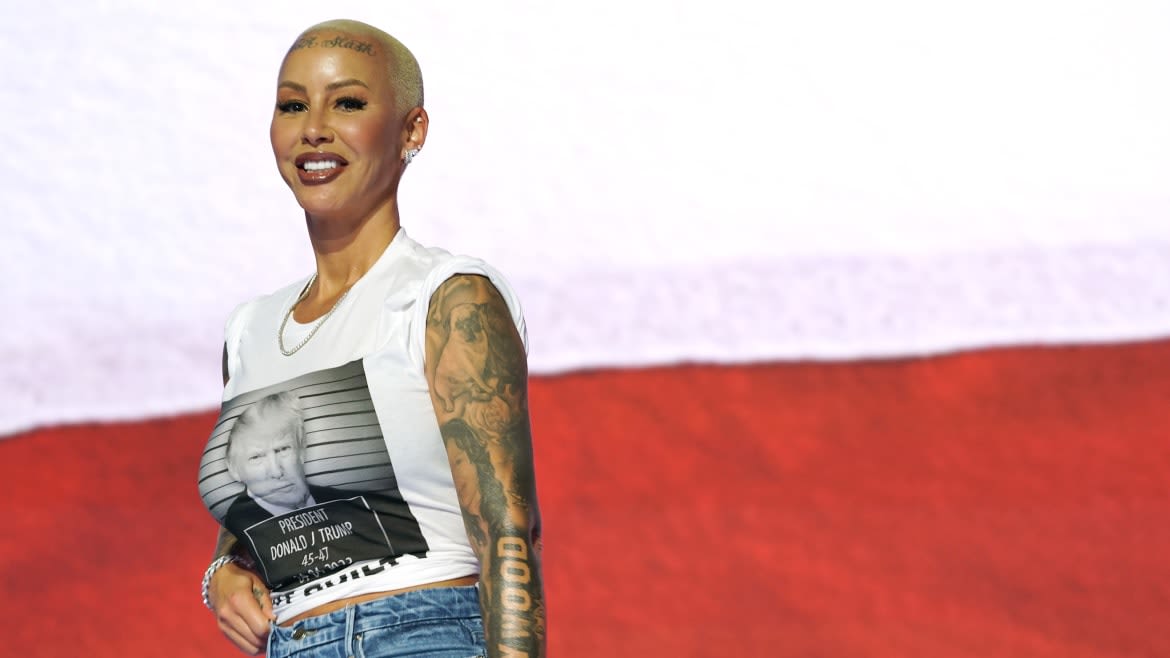 MAGA Turns on Trump for Platforming Amber Rose at RNC