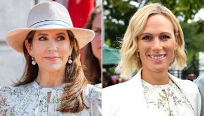 Queen Mary of Denmark and Zara Tindall Twin in the Same Summer Dress One Day Apart