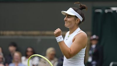Andreescu through to third round at Wimbledon with win over Noskova