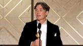 Cillian Murphy says he's 'the luckiest fecking man alive' in censored Golden Globes speech