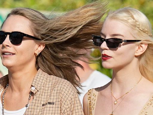 Pals Anya Taylor-Joy and Cara Delevingne lead stars at Glastonbury