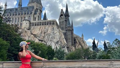 Antonela Roccuzzo en Hogwarts: el tierno álbum con sus hijos en el mágico parque de Orlando
