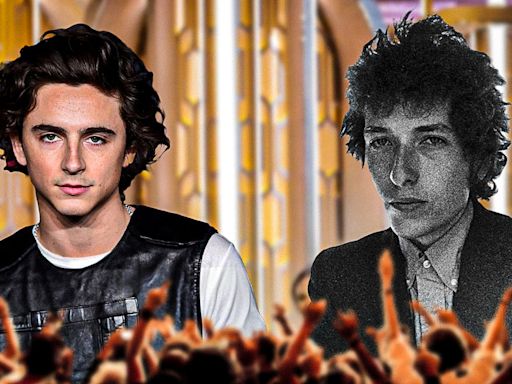 Timothée Chalamet Disappears In Bob Dylan Biopic, A Complete Unknown, Poster