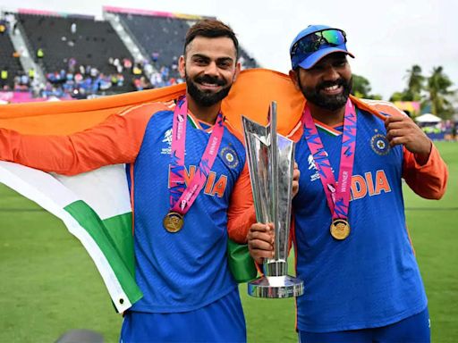 'Brother on his side': Rohit Sharma's mother shares son's image with Virat Kohli, calls them 'GOAT duo in T20 cricket' | Cricket News - Times of India