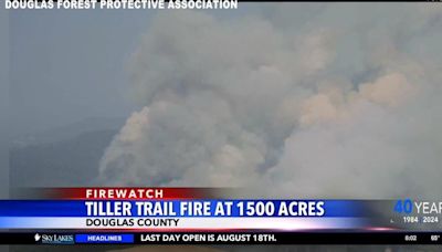 Dixon Fire now 1,997 acres, one home destroyed on Saturday