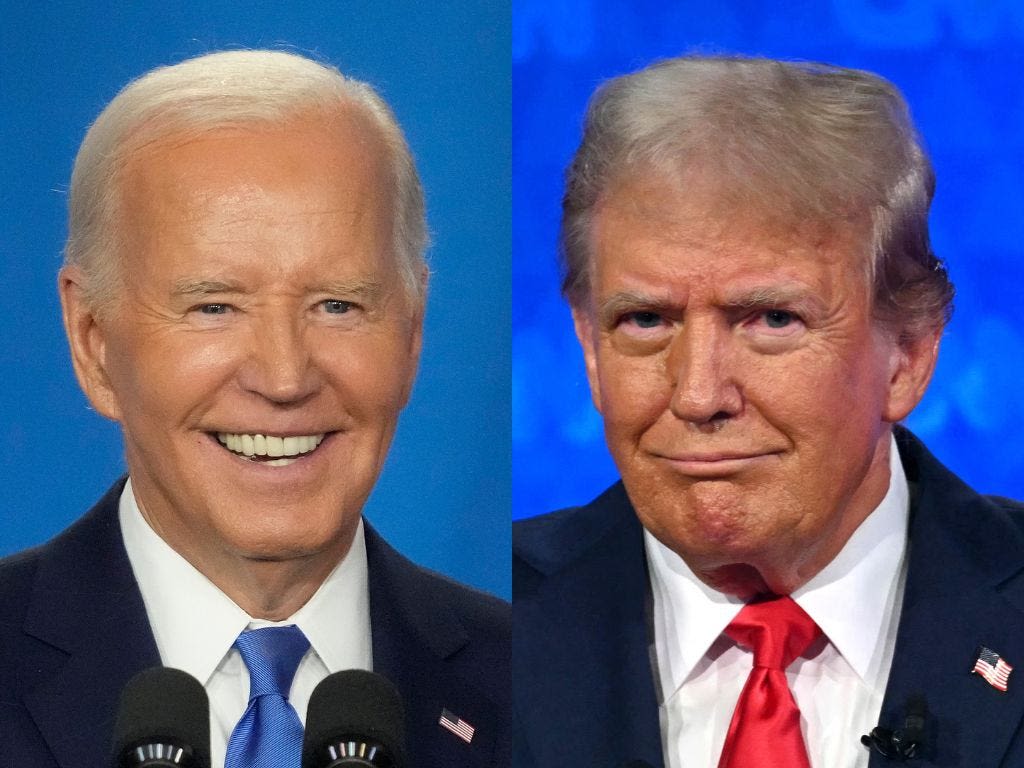 Support is coming in for an embattled Biden — from Trumpworld