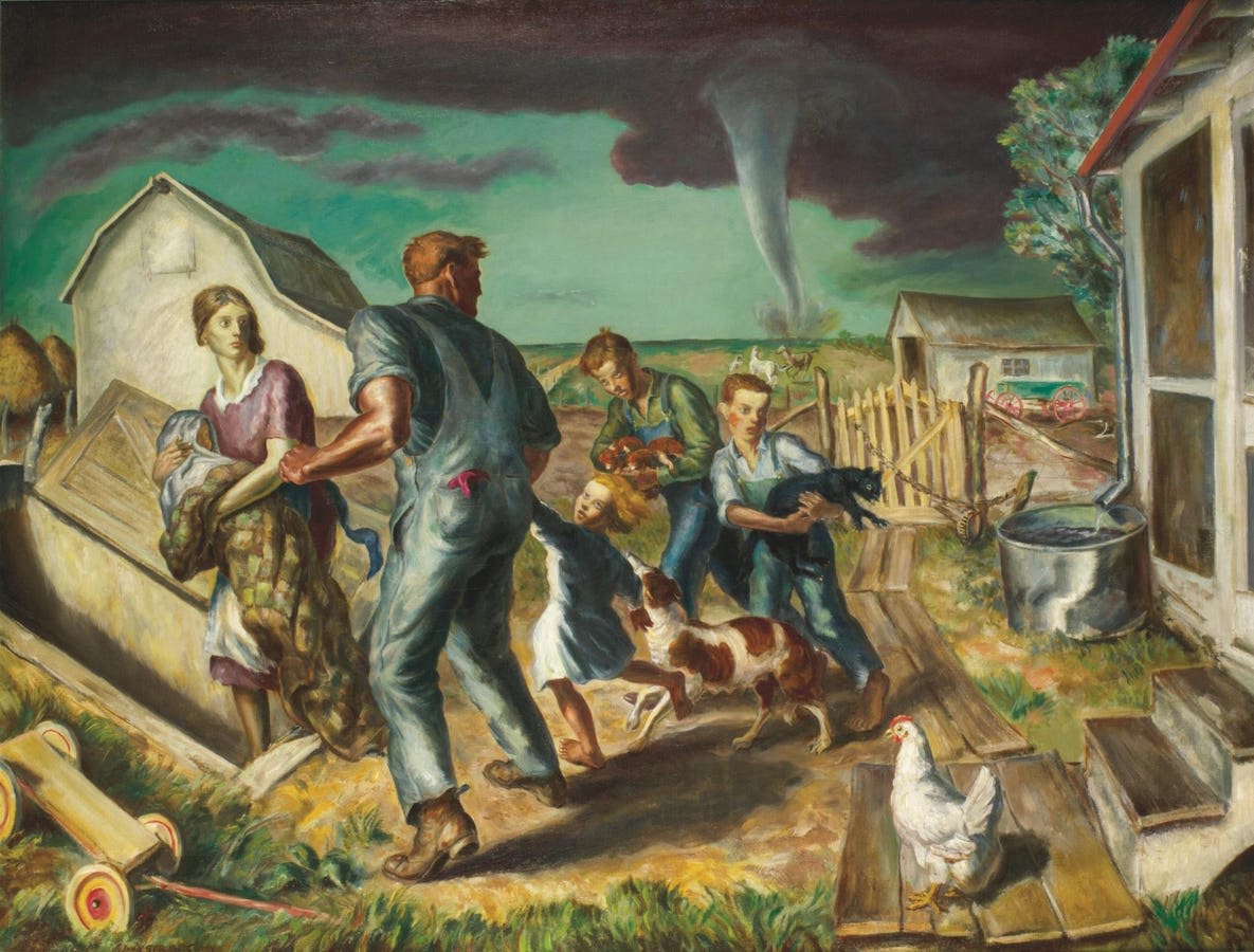 ‘Twisters,’ ‘Twister,’ And John Steuart Curry’s ‘The Tornado’