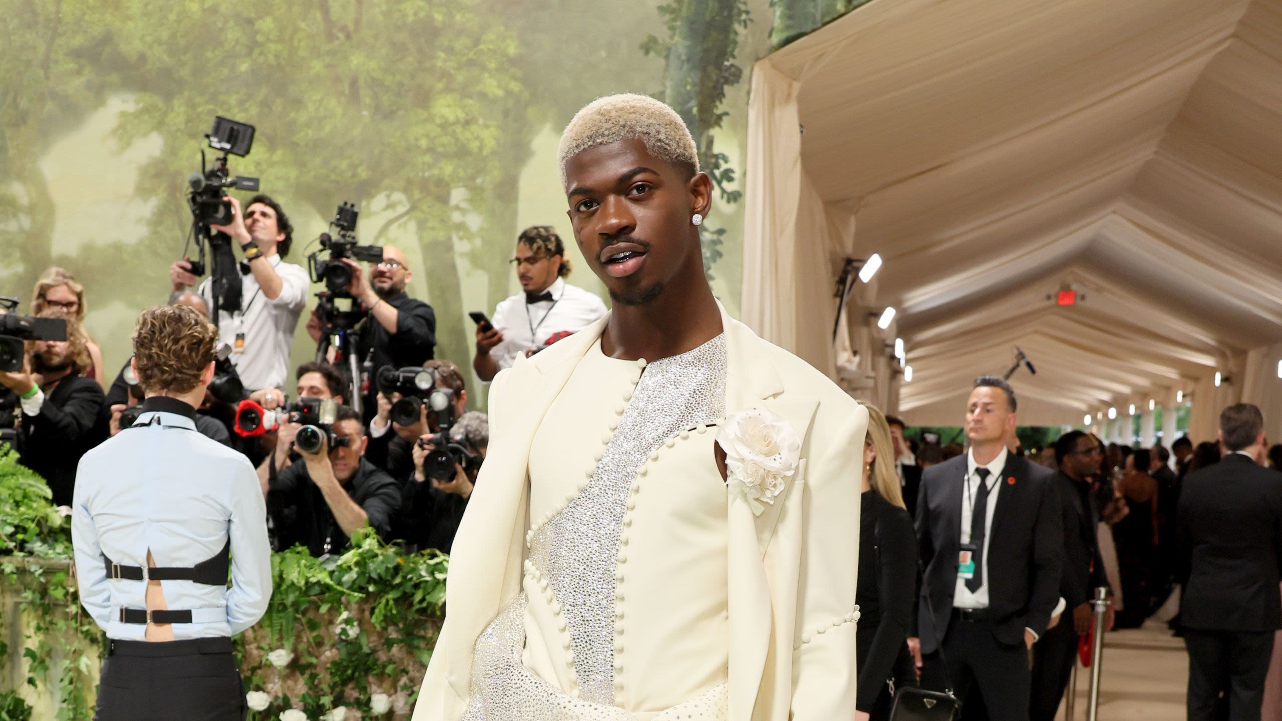 Lil Nas X Does Unexpected Suiting in a Luar Set at the 2024 Met Gala