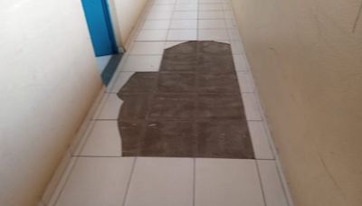 Mato alto, piso danificado e falta até papel higiênico em escola estadual de SBC