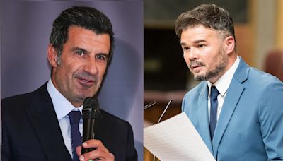 Figo y Rufián se sacuden como nunca tras los resultados en las elecciones catalanas