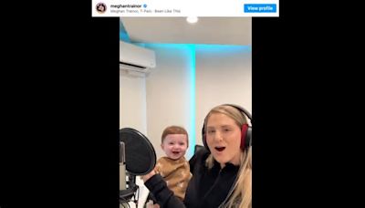 Moms praise Meghan Trainor after she shares video of her youngest son