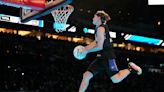 Mac McClung earns perfect score to take 2nd straight NBA Slam Dunk Contest title over Jaylen Brown