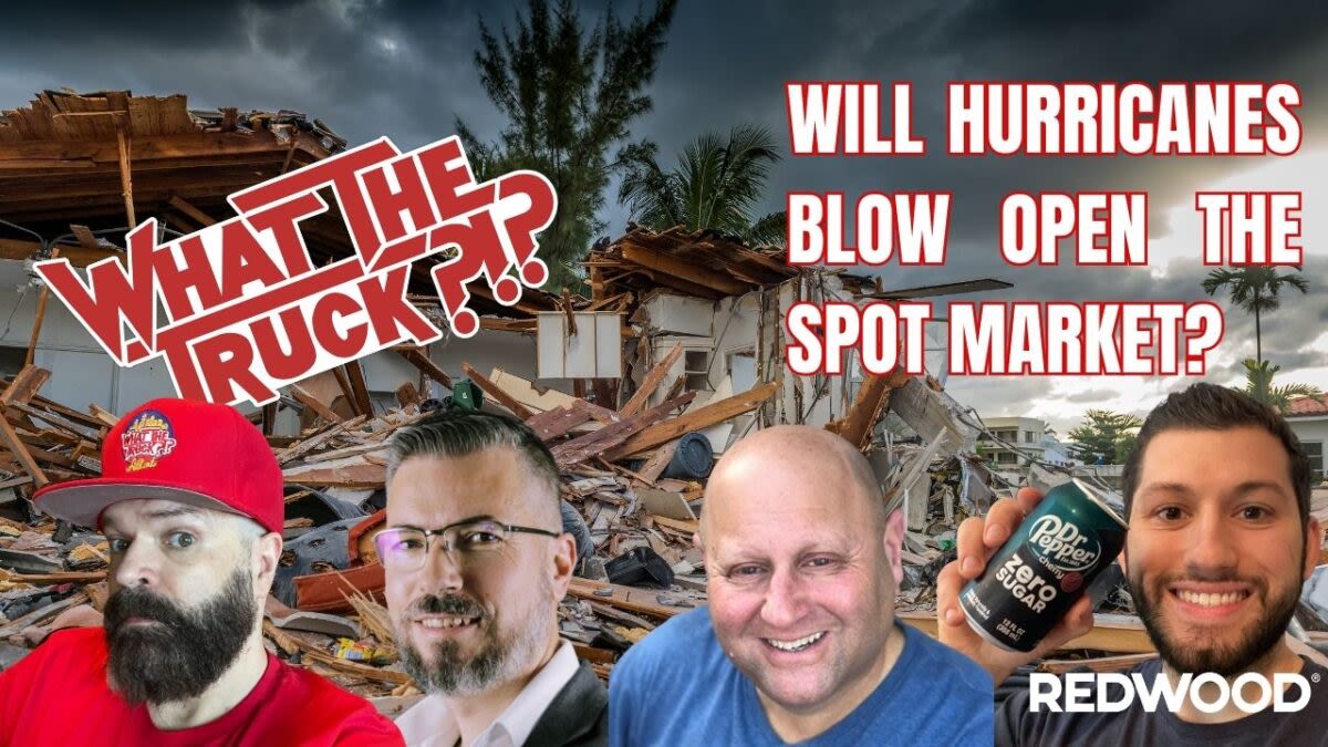 Hurricane market catalysts; 70% of truckers are obese; inventory tech | WHAT THE TRUCK?!?